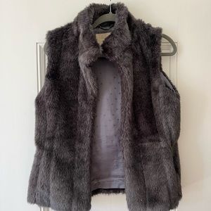 Banana Republic Fur Vest in excellent condition.